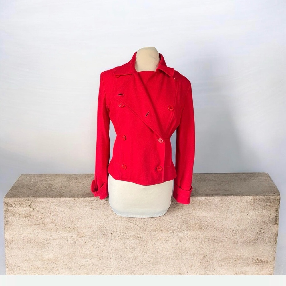 Ann Taylor wool double breasted jacket size S